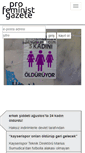 Mobile Screenshot of profeministgazete.org